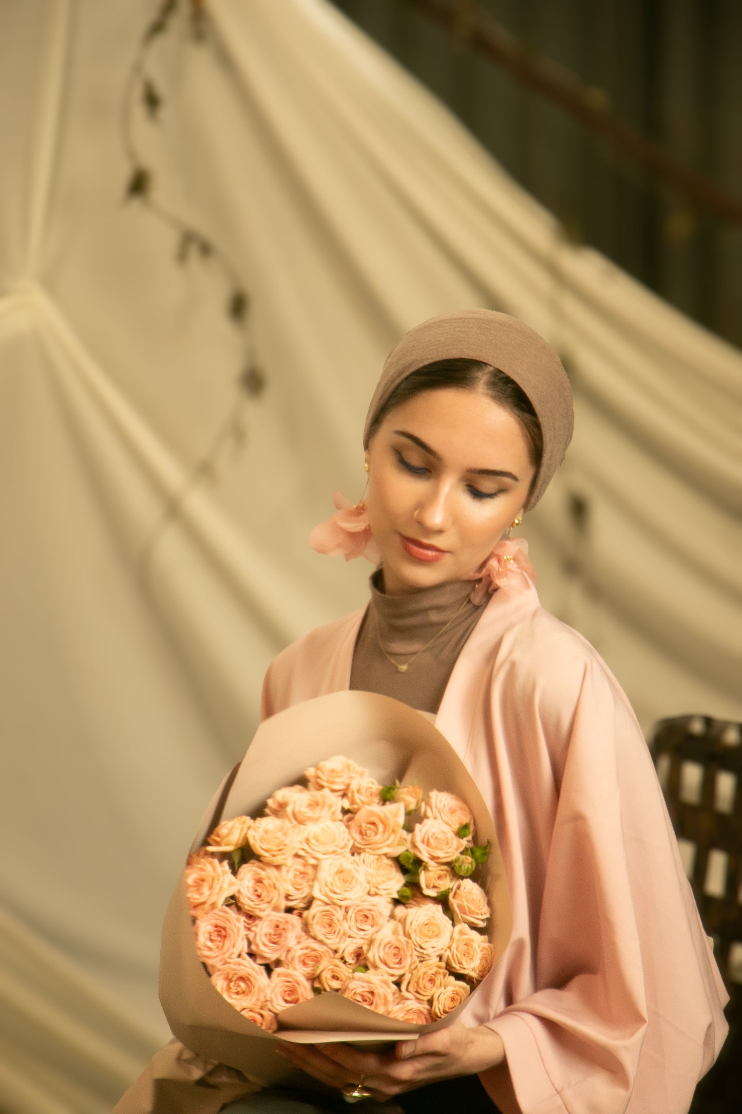 Bouquet of spray roses