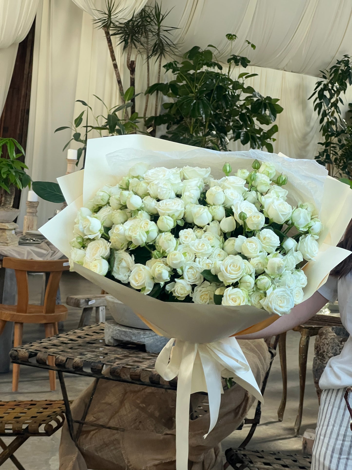 Bouquet of spray roses
