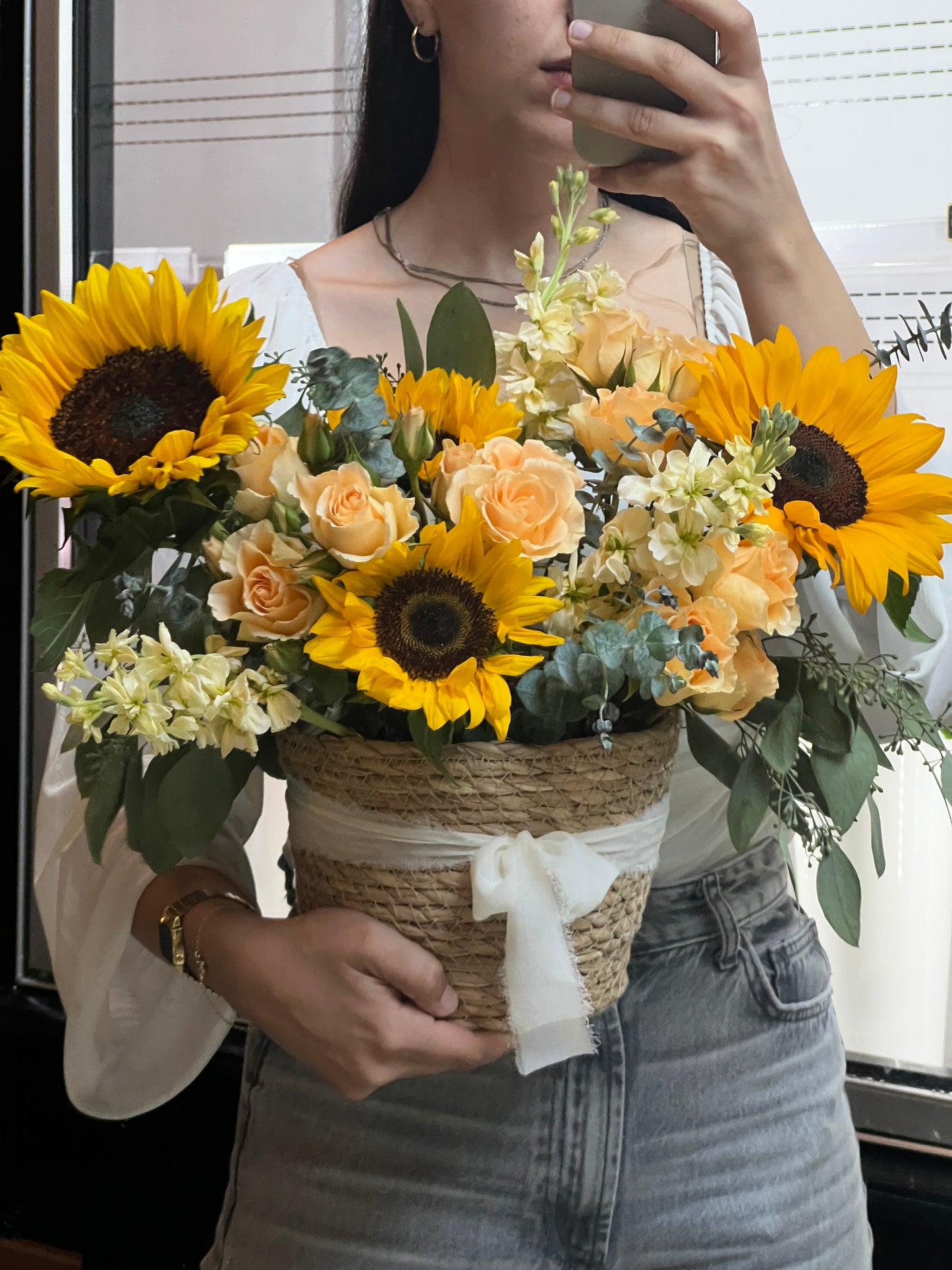 Flower basket “Sunshine”