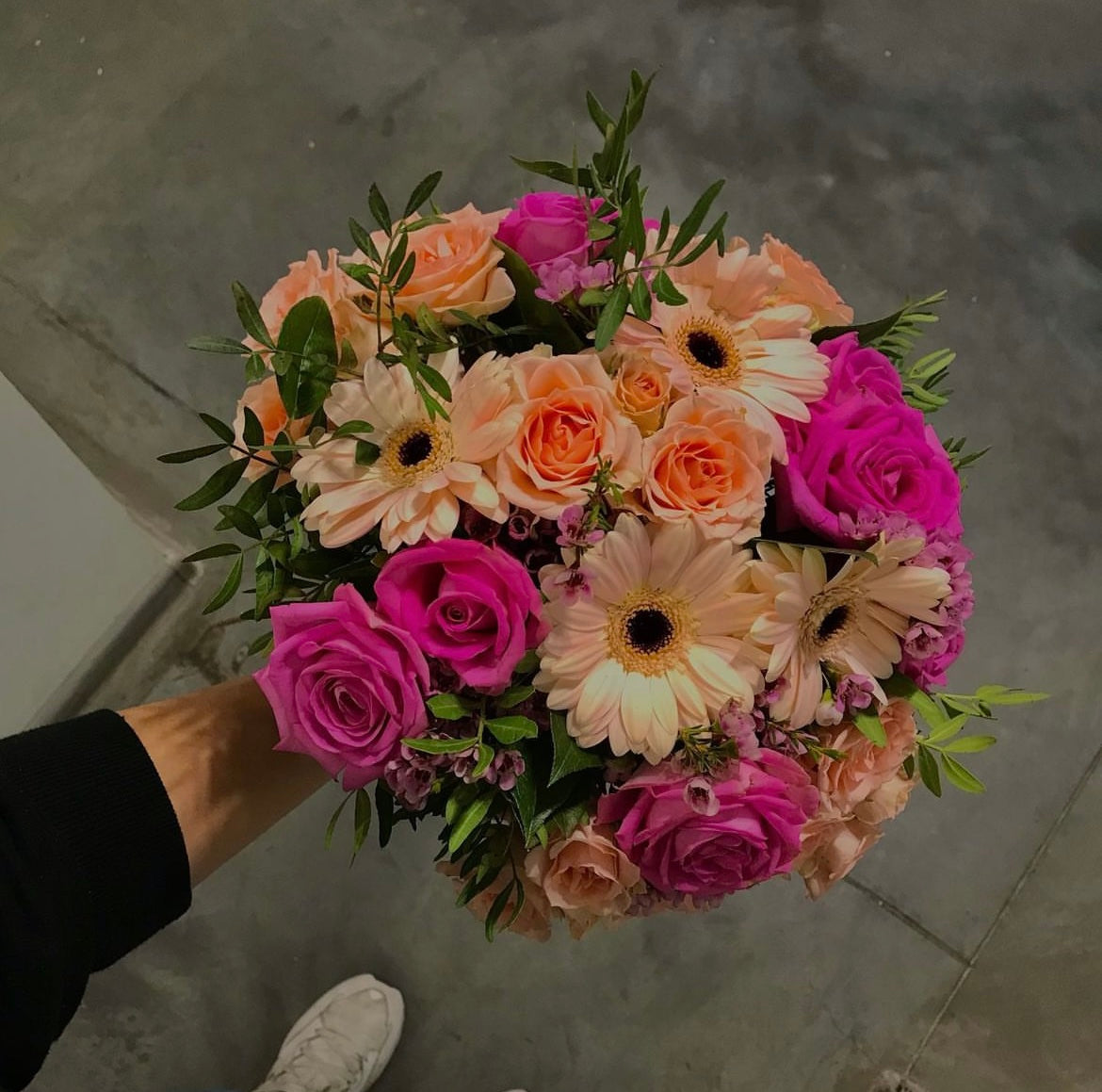 Flower Bouquet “Pink Gerbera”